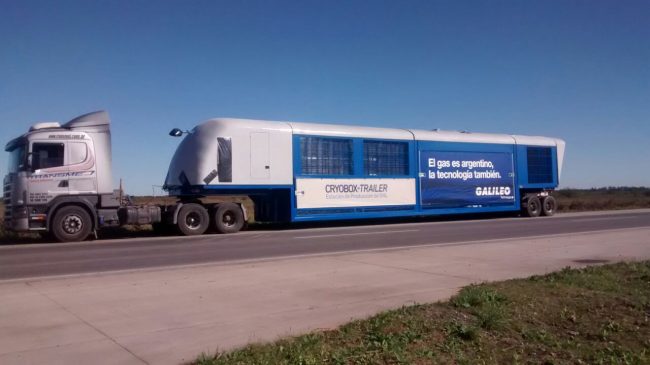 Cryobox Galileo Technologies for liquefied natural gas