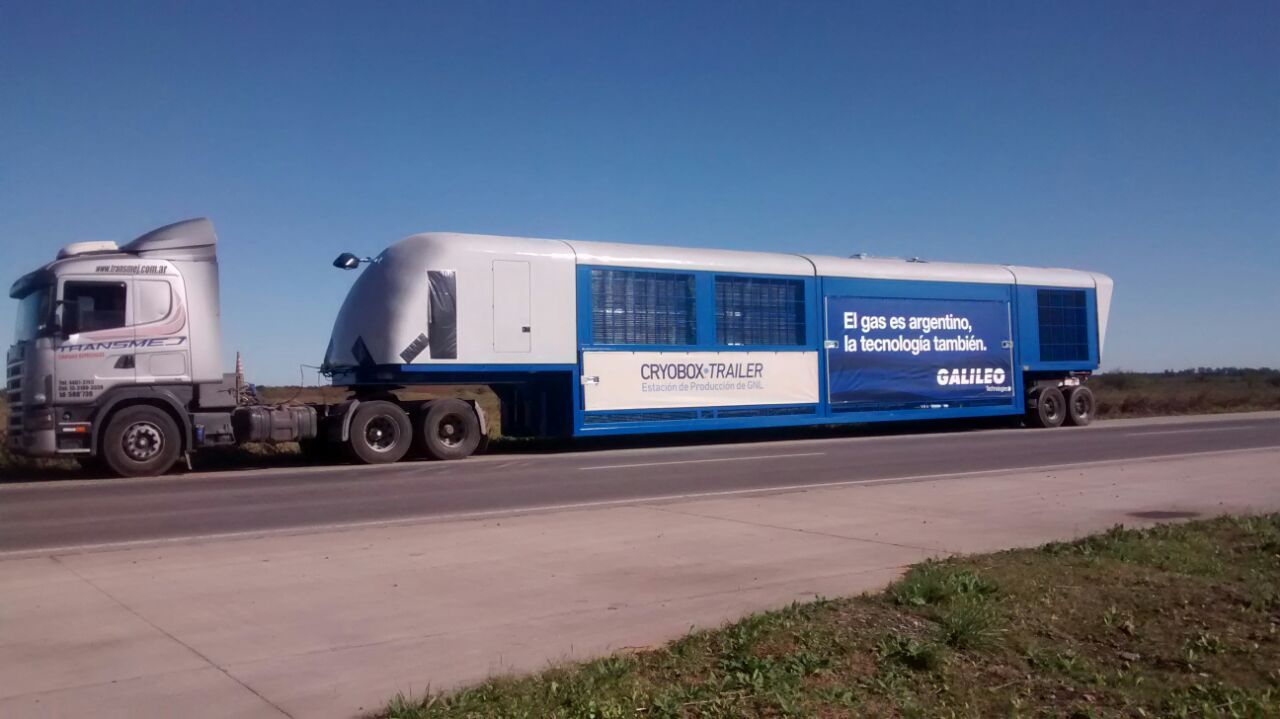 Cryobox Galileo Technologies for liquefied natural gas