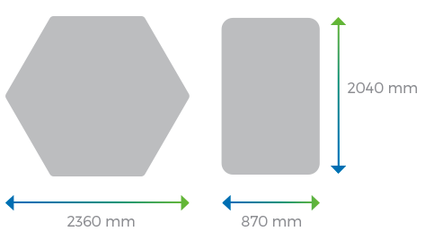 Galileo Technologies Virtual Pipeline size and dimensions